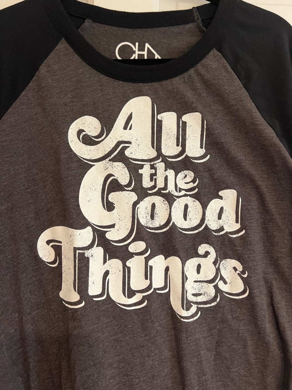 Chaser Raglan Baseball Tee - Picture 2 of 4